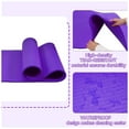 thumbnail image 3 of Open Box Fitvids 1/2-Inch Thick High Density Exercise Yoga Mat, Carrying Strap, 3 of 7