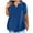 Dark Blue#1, variant on LEAVINGSUO Womens Plus Size Clearance $5 Summer Tops Plus Size Tops for Women Sexy V-Neck Blouse Lace Casual Loose Summer Short Sleeve Blouse
