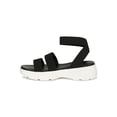 thumbnail image 4 of Women Elasticized Ankle Strap Flatform Sneaker Sandal 18863, 4 of 6