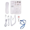 thumbnail image 2 of Teléfono de Línea fija Con Cable, Volumen de Teléfono de Botón Grande Ajustable Para Emergencia, 2 of 7
