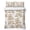 Brown, variant on Twin Quilt Set 68''x86'', Black White Zebras Lightweight Summer Bedspread Coverlet Set with 2 Pillow Shams, Vintage Abstract Art Breathable All Season Quilt Bedding for Dorm/Bedroom