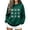 Green Sweatshirts Jsaierl, variant on Jsaierl Merry Christmas Sweatshirts Womens Funny Snowflake Graphic Sweatshirt Ladies Soft Pullover Round Neck Holiday Long Sleeve Tops S-2XL