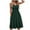 Army Green, variant on IROINNID A-Line Dress For Women Fashion Summer Seaside Sling Sleeveless Solid Color Casual Dress V-Neck Short Dress
