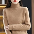 thumbnail image 1 of IMENGL Chandail en Laine Col Roulé Première Ligne, Or m, Taille m-2TG, 1 of 4