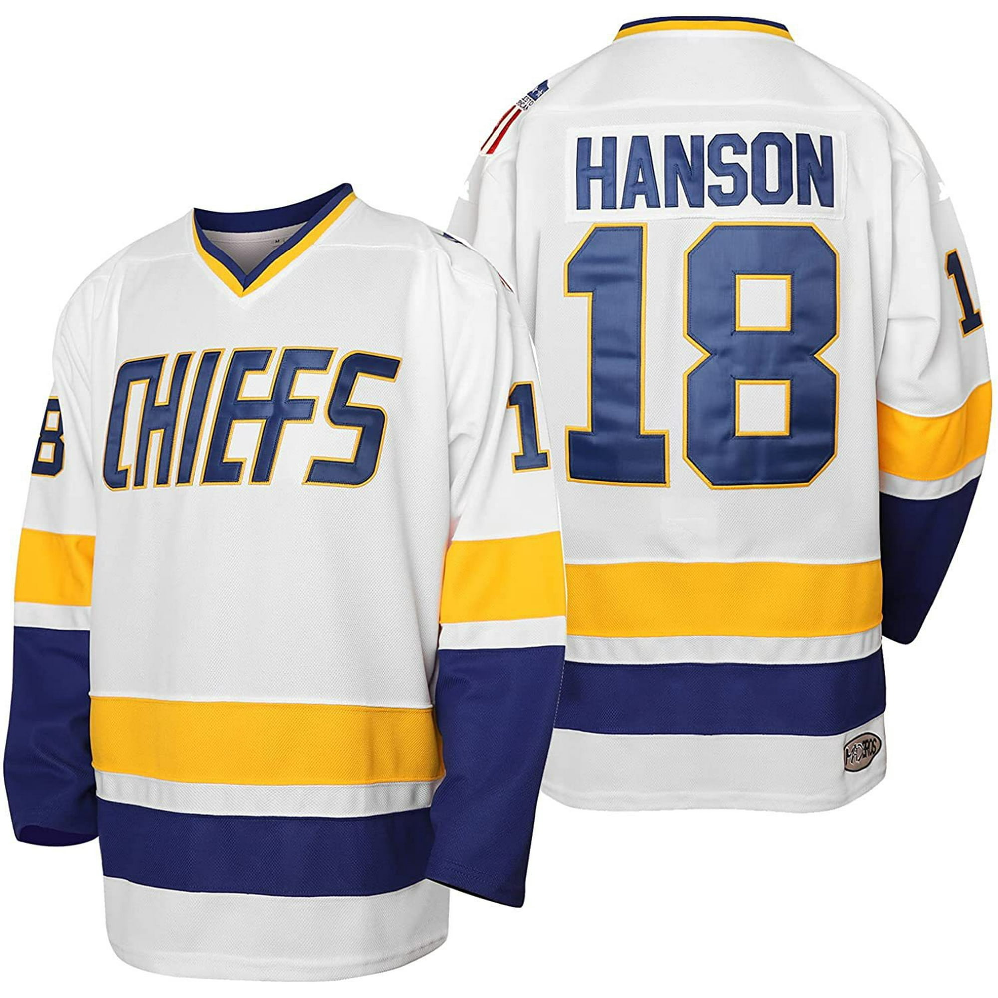 Ice Hockey Hanson Hockey Jersey #16 #17 #18 Chiefs Hockey Jersey