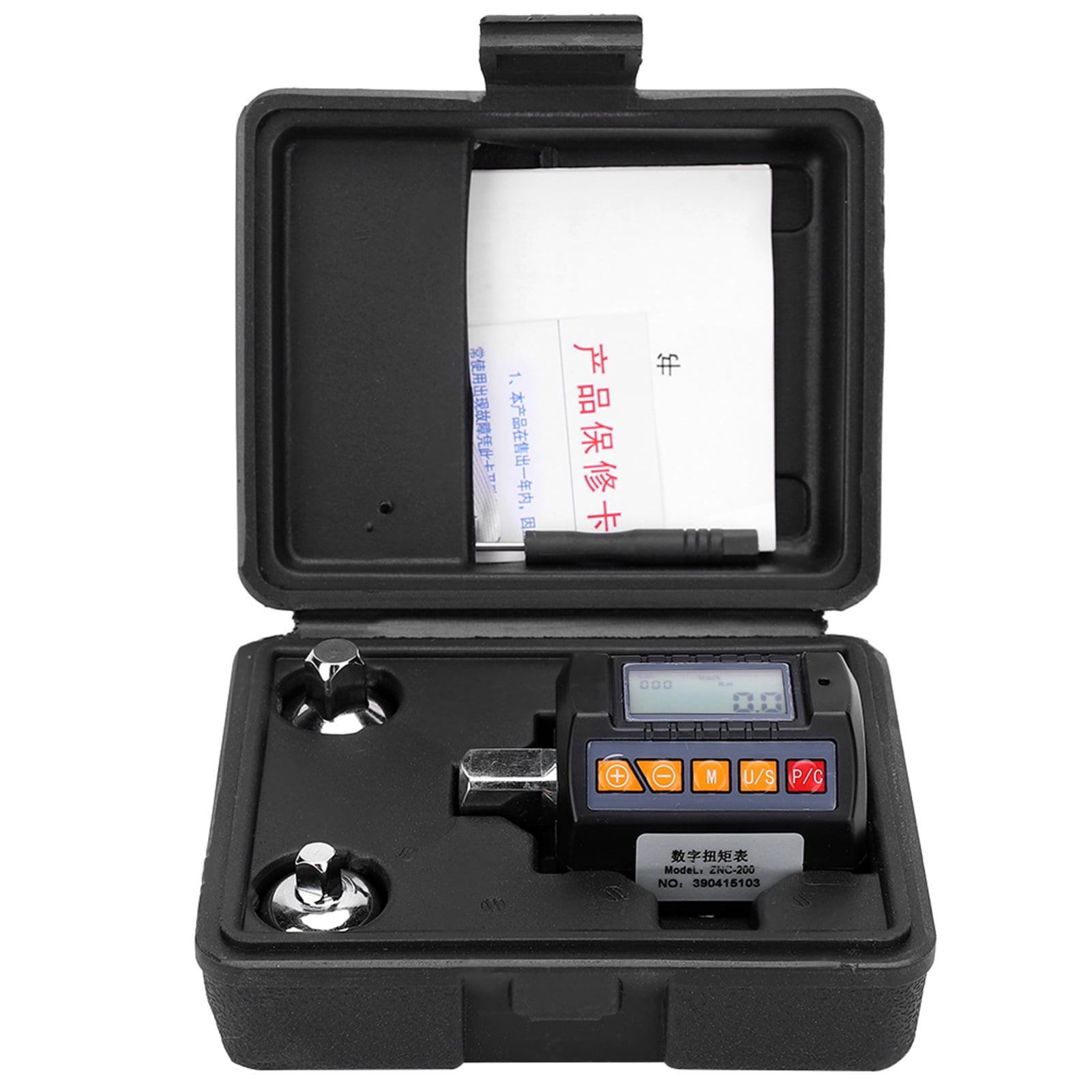 Digital Torsion Wrench Adapter BatteryPowered Digital Display Torsion