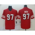 thumbnail image 1 of Rugby Jersey Red Embroidery 85#Kittle 97#BOSA 13#PURDY 23#, 1 of 3