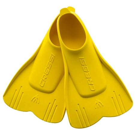 UPC: 0843607063012 | Cressi Kids Mini Light Floating Swim Fins – Yellow  Size – 11.5/13 Kid | 29/31