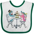 thumbnail image 3 of Inktastic Colorful French Poodles with Tea Boys or Girls Baby Bib, 3 of 4