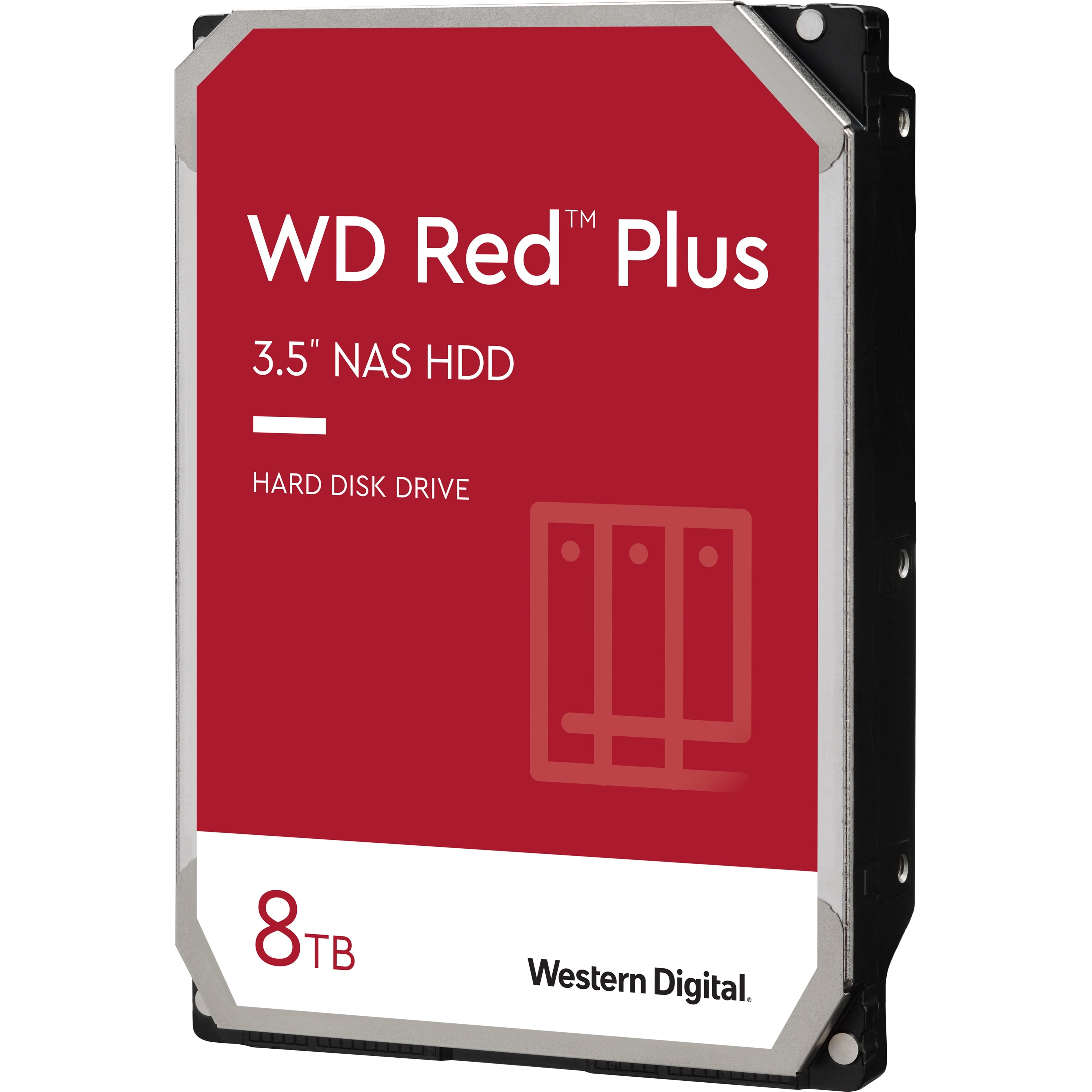 WD Red Plus WD80EFBX 8 TB Hard Drive 3.5" Internal SATA (SATA/600