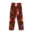 thumbnail image 3 of Lsque Fire Extinguisher Print Men's Pajama Pants, Lounge Pant - Comfortable Home Wear,Elastic Waistband, Stylish Design-Large, 3 of 9