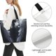 thumbnail image 3 of Disketp Elegant Feathered Floral Wings Bolsa Tote Estampada para Mujer, Bolso de Hombro y de Mano para Compras y Viajes, 3 of 8