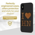 thumbnail image 2 of Case Yard Wooden Case for iPhone-XS-Max Soft TPU Silicone cover Slim Fit Shockproof Wood Protective Phone Cover for Girls Boys Men and Women Supports Wireless Charging I Love Honolulu Design, 2 of 7