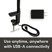Reliable UberLight Flex 3200TL Light LED, Desk Lamp With Clamp, Black