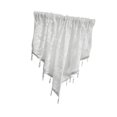 thumbnail image 2 of deevoka Beaded Window Valance Decor Swag Curtain Valance for Country Basement Window White, 2 of 9