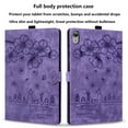 thumbnail image 6 of Allytechgroup Flip Case for Apple iPad (A16) 11th Gen 11" 2025/ iPad 10th Gen 10.9" 2022,Stylish Blossom PU Leather Auto Sleep Wake Protective Pencil Holder Shockproof Case for iPad 11/ iPad 10,Purple, 6 of 8