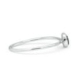 thumbnail image 2 of Round Fashion Statement Petite Dainty Yin Yang Ring Band 925 Sterling Silver Size 5, 2 of 5