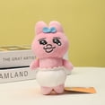 thumbnail image 3 of Muñeca de peluche Opanchu Usagi de 36 cm, pantalones, conejito, conejo rosa, llavero colgante, muñeca divertida, bolso colgante, decoración, juguete de peluche, regalo, 3 of 4