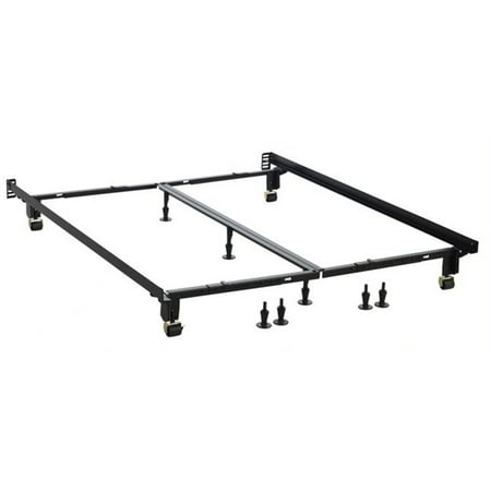 

Homestock Eclectic Elegance Mega Mui-Fit Frame - Unique Universal Frame High Carbon Recycled Railroad Rails Lead-Free Finish 73 L X 76 W X 7.5 H Sturdy And Stylish