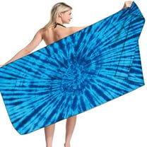 PHIGZNT Oversized Beach Towel Set Extra Large Big XL Pool Camping Swim Towels 30x60 Soft Blanket Cruise Essentials Accessories Must Haves Vacation Necessities Adult Gifts Stripe Boho Blue