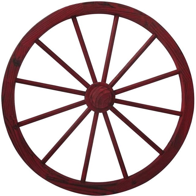 Leigh Country TX 93930 Roue de Chariot 30 x 30 x 1,5 Po, Rouge
