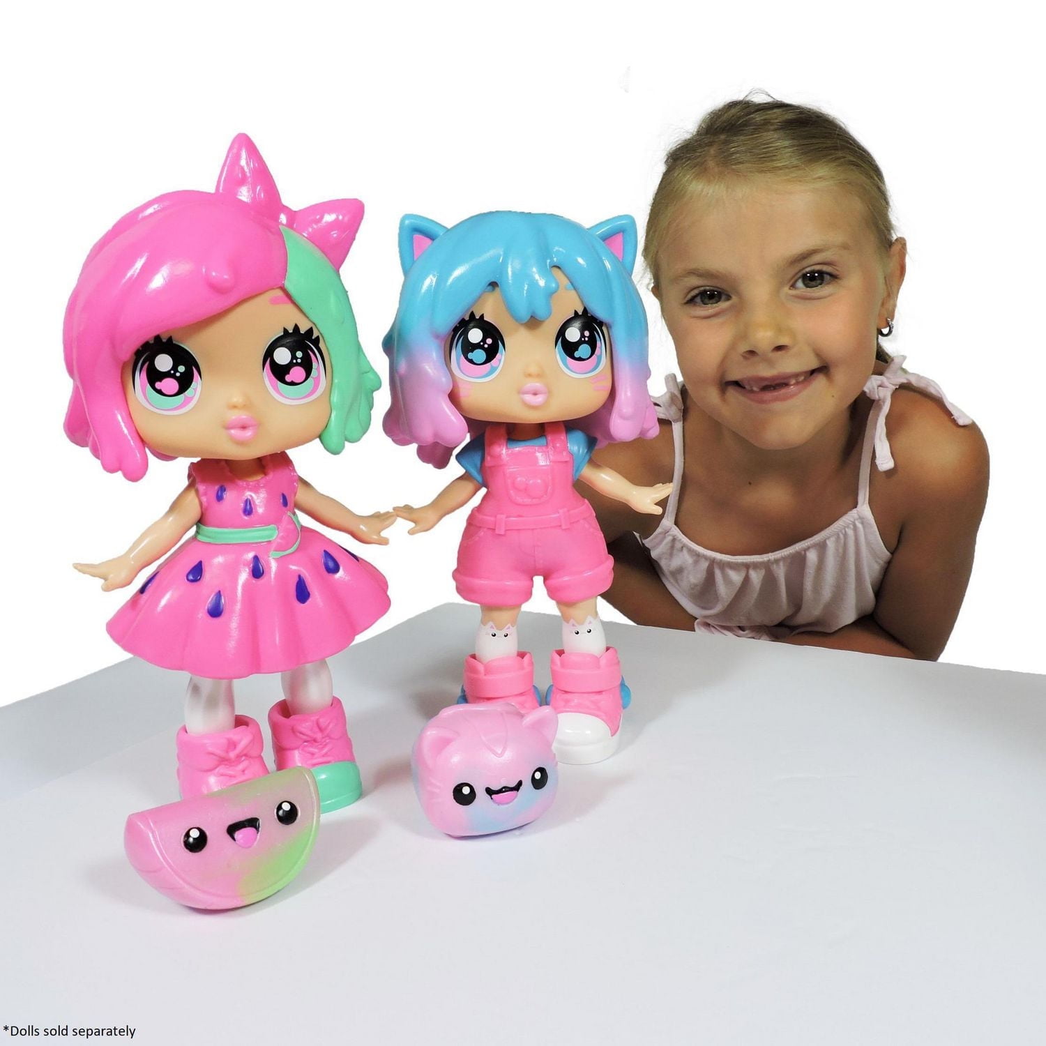 Bubble Trouble - Watermelon Slice Doll with Squishy Sidekick