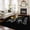 Black, variant on Sunflowers Area Rug 5x8 FT, Non Slip Bedroom Throw Carpet, Modern Bee You Are My Sunshine Black Washable Soft Floor Carpet Non-Shedding Rug for Living Room Nursery Dorm Office