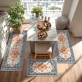 thumbnail image 6 of Kitchen Rug and Mat, Yamaziot Boho Kitchen Rug Set of 3, Non Slip Washable Farmhouse Floor Mat Hallway Runner, Laundry Room Carpet, 6 of 10