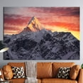 thumbnail image 2 of Nepal Poster, Mountain Art, Ama Dablam Peak Wall Art, Sky Artwork, Landscape Canvas Art, Sunrise Canvas Art, Nature Canvas Art, Canvas Wall Decor - 5P-Rolled Canvas, 2 of 9