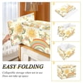 thumbnail image 2 of Yayeee Collapsible Cube Storage Bin with Lid Fabric Closet Decorative Basket with Handles, Beige Clouds, 2 of 7