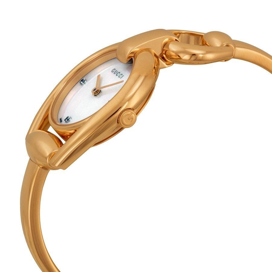 Gucci Women's Horsebit 139 Sapphire Crystal 28mm Watch YA139508