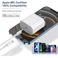 thumbnail image 7 of iPhone Fast Charger,3 Pack 20W USB C Wall Charger Block Adapter with 10FT Long Fast Charging Cable Compatible for iPhone 14/13/12/11/Pro/Pro Max/XS/Mini, iPad, 7 of 7
