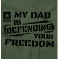 thumbnail image 2 of US Army Logo My Dad Defending Freedom Sweatshirt for Men or Women Brisco Brands S, 2 of 6