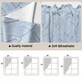 thumbnail image 5 of Blue Branches Swag Valances for Windows, Kitchen Window Curtains Over Sink, Vintage Art Farmhouse Window Treatment Curtains for Living Room/Bedroom Curtains 2 Panel Sets 36"x45", 5 of 8