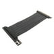 thumbnail image 5 of Cable elevador PCIE 3.0 X16 Cable extensor flexible de alta velocidad de 90 grados Puerto de extensión de tarjeta Cable de extensión de tarjeta gráfica Negro 30 cm / 11,8 pulgadas, 5 of 5
