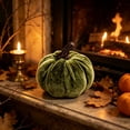 thumbnail image 4 of Qocolcyl Fabric Artificial Pumpkins, Cloth Fake Pumpkins for Halloween Thanksgiving Decor, Soft Cloth Pumpkins , Fall Decorations, Indoor Covered Outdoor Home Table Mantel Cabinet Party Decor, 4 of 9