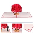 thumbnail image 1 of OULII 1Pc Valentine's Day -Up Greeting Cards White Deluxe Paper Romantic, 1 of 4