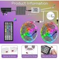 thumbnail image 4 of 20m LED Light Bluetooth RGB Light LED Strip Light with 44 Key Remote Control Music Sync Color Changing LED Mood Strip, 4 of 5