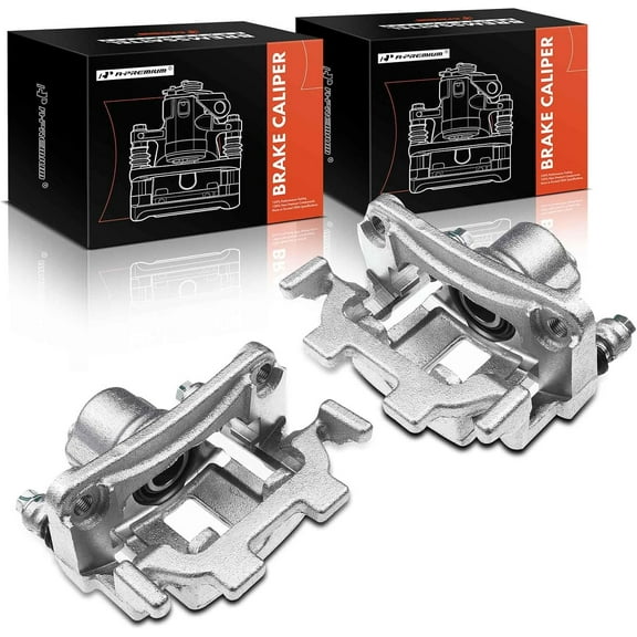 A-Premium Brake Caliper Assembly with Bracket Compatible with Nissan Maxima 2009-2018 Rear Driver and Passenger Side 2-PC Set
