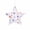 A, variant on erdimoy 4.7" Patriotic Star Ornaments, Red White Blue Fabric Stars for 4th of July, Independence Day Garland & Home Decor