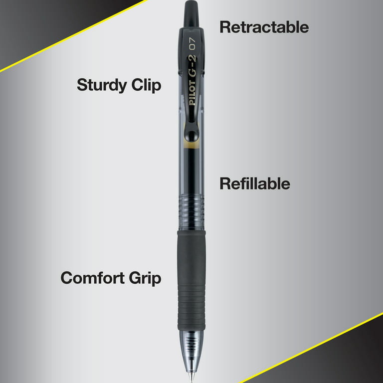 G2 Fine Point Pens, 10pk, with Bonus Acroball Pen, Black 