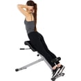 thumbnail image 1 of Silla Romana Sunny Health & Fitness SF-BH6629 de 45 Grados de Hiperextensión Plegable Ajustable 250 lb Gris Sunny Health & Fitness SF-BH6629, 1 of 2