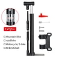 thumbnail image 5 of karymi Bike Pump Portable Compact Bicycle Pump Bicycle Tire Frame Pump Nice Frame Mount for Road Cycling Pump with Needle Hiking Accessories Gifts for Men, 5 of 9