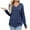 Navy, variant on zbxnLI Long Sleeve Shirts for Women Fall Tunic Tops Solid Color Basic Tees Loose Classic T-Shirts