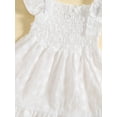 thumbnail image 6 of nvzhuang Toddler Kids Girls Dress Flower Embroidery  A-line Dress Summer Sweet Princess Dress, 6 of 8