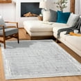 thumbnail image 2 of Grey Striped Area Rugs for Living Room Washable Rugs Boho Moroccan Area Rug Soft Neutral Geometric Bohemian Carpet Distressed Indoor Rug for Bedroom Dining Room Office Foldable Nonslip Rug, 2 of 9