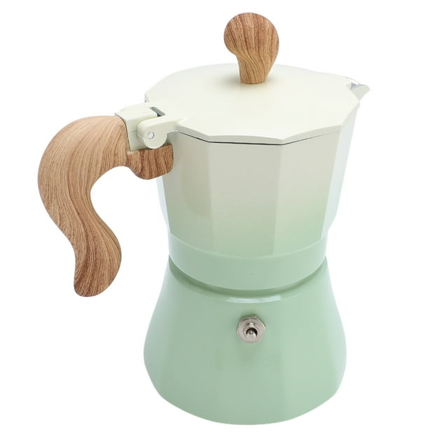 Italian Coffee Maker, Accessories Brewer Tool 150ml Single Valve 3 Cups with Coffee Distributor Spoon Paper Filter for Home Brewing