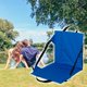 thumbnail image 2 of CojíN de Asiento Plegable Multifuncional para Acampar con Respaldo Estadio Al Aire Libre Hierba Silla de Playa CojíN de Descanso para Campamento, Rojo, 2 of 5