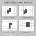 thumbnail image 7 of 6 MIL x 12 in. W x 24 in. L Peel and Stick Water Resistant Vinyl Tile Flooring, Gray (60 sq. ft. /case), 7 of 7