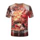 thumbnail image 5 of Hazbin Hotel Camiseta Manga Corta Cuello Redondo Estampada Moda Casual Mujer Dorado/XL, 5 of 5